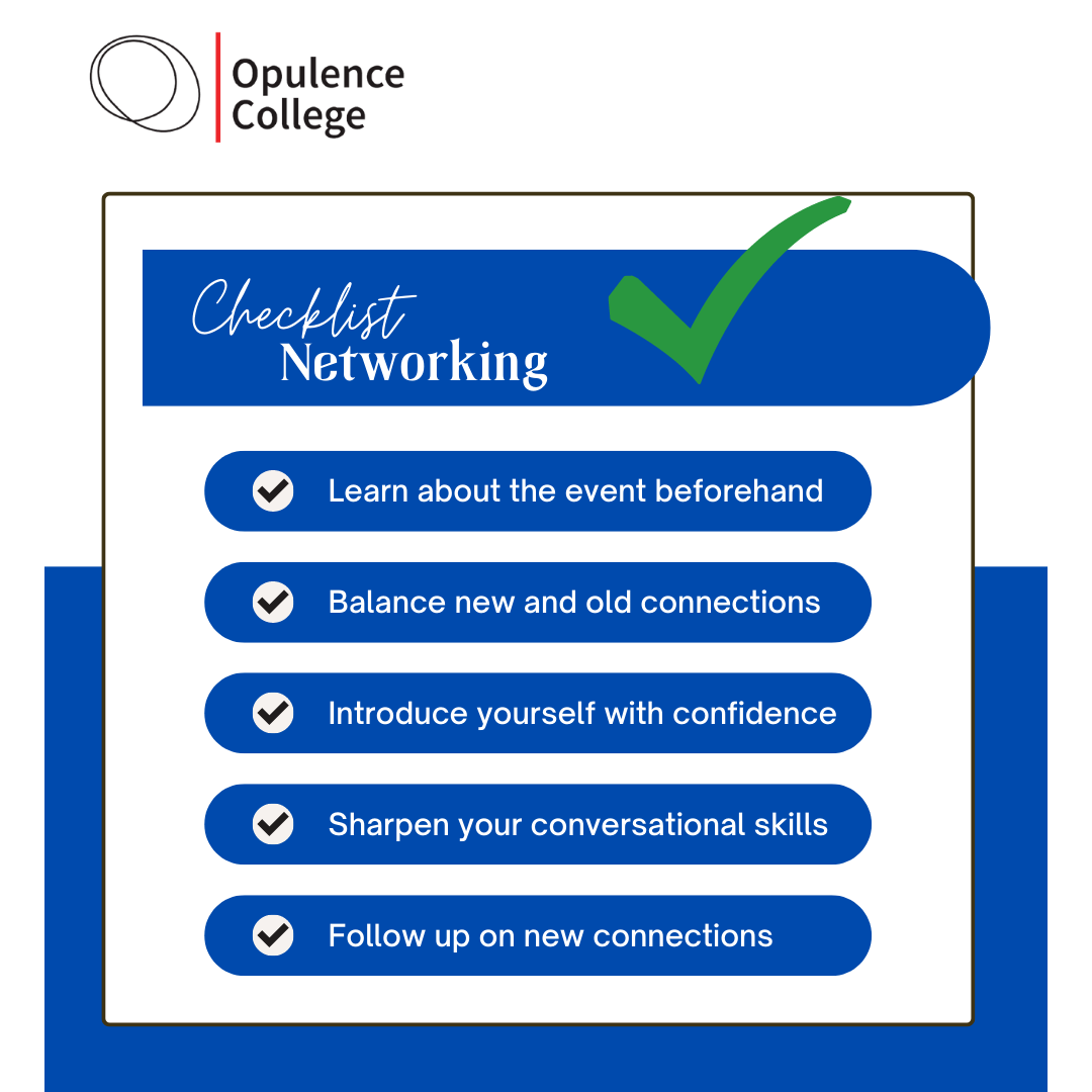 Checklist series: Networking and how to do it right